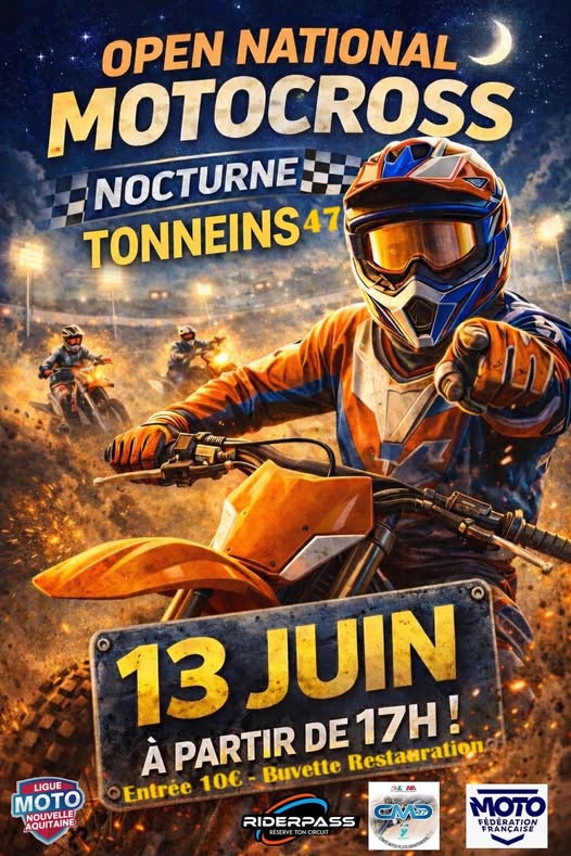 Open National de Motocross nocturne à Tonneins
